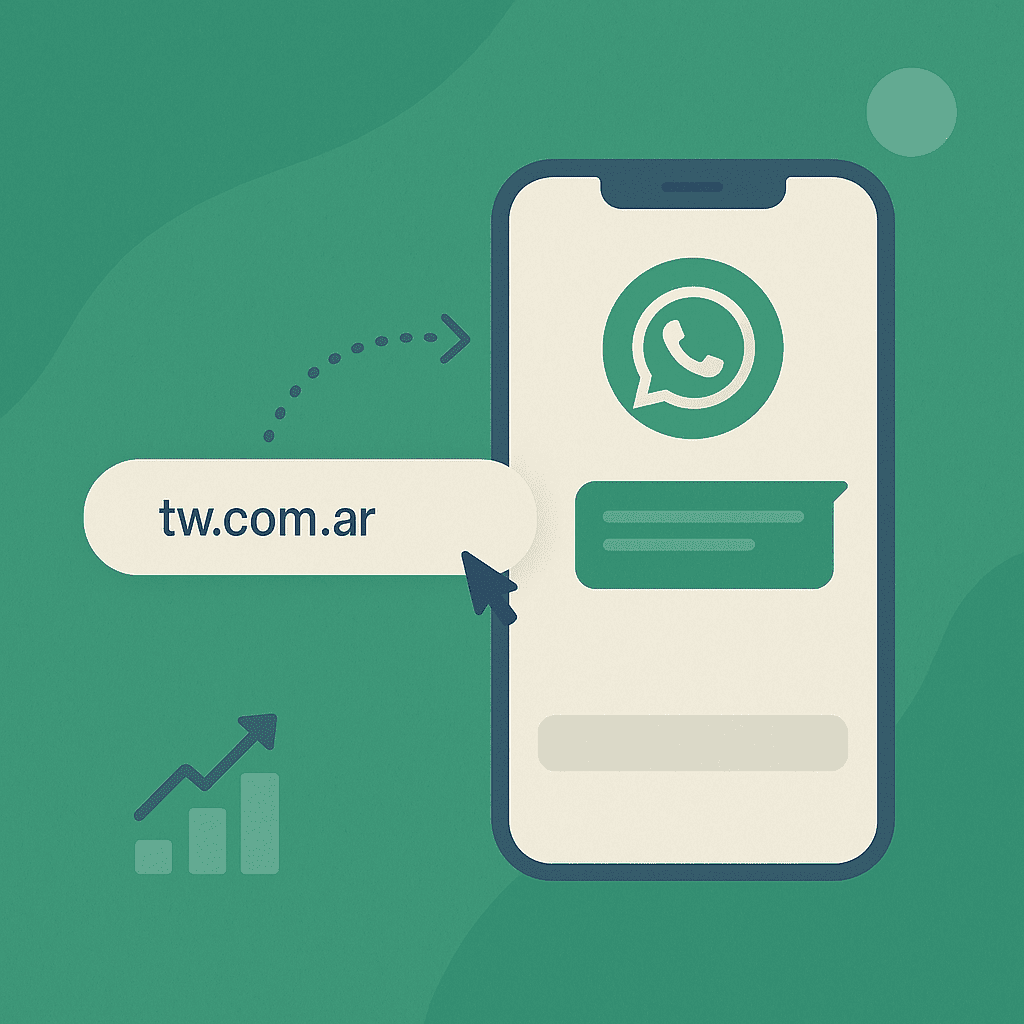 WhatsApp + enlaces cortos: menos texto, más respuestas
