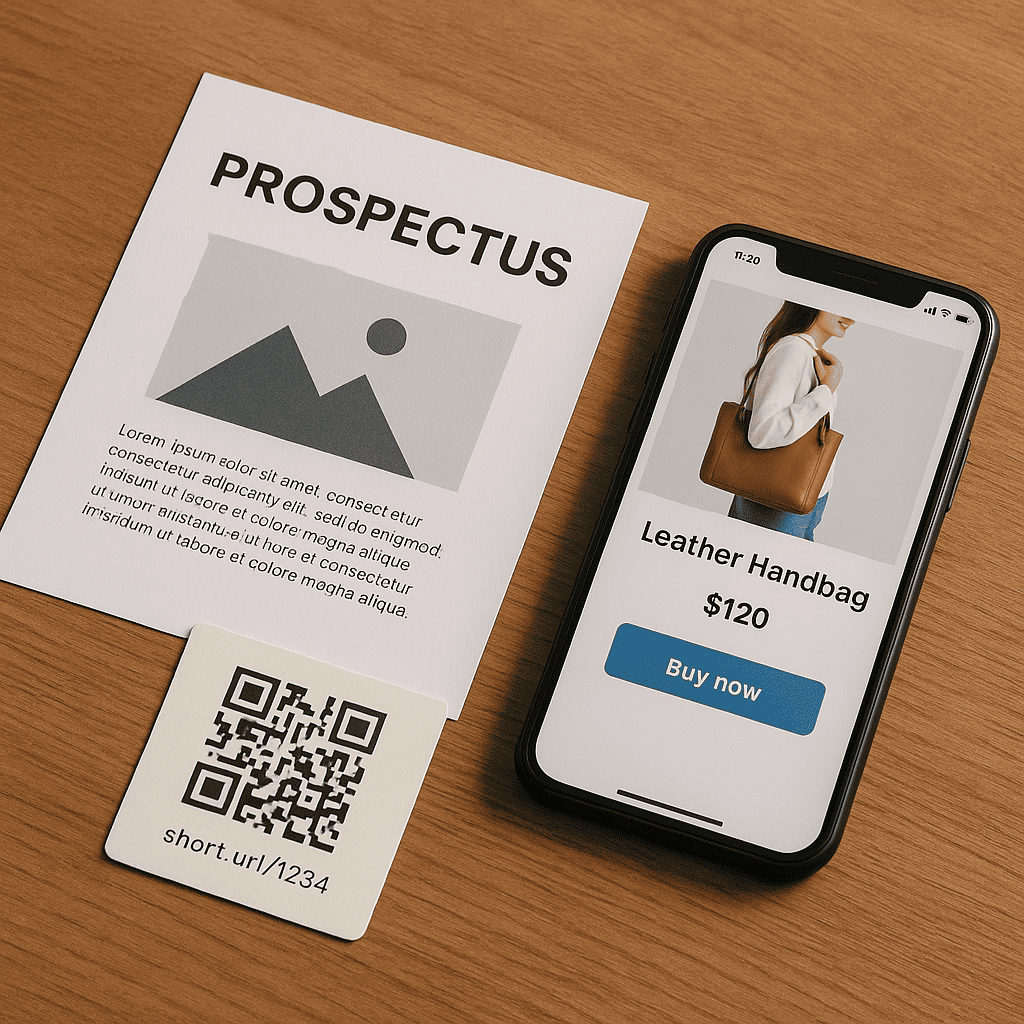 QR + enlaces cortos: del folleto a la venta en 3 pasos
